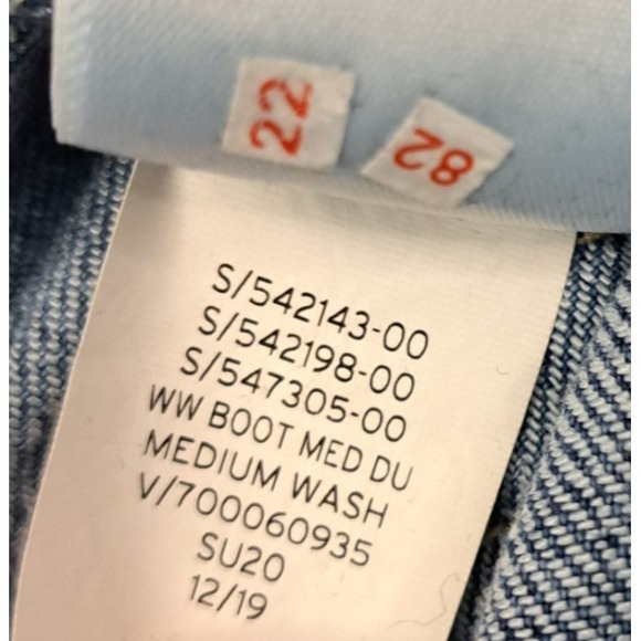 GAP Jeans Women's 4 Perfect Boot Denim 30x31 Low Rise Y2K Grunge Western Blue - Picture 5 of 10